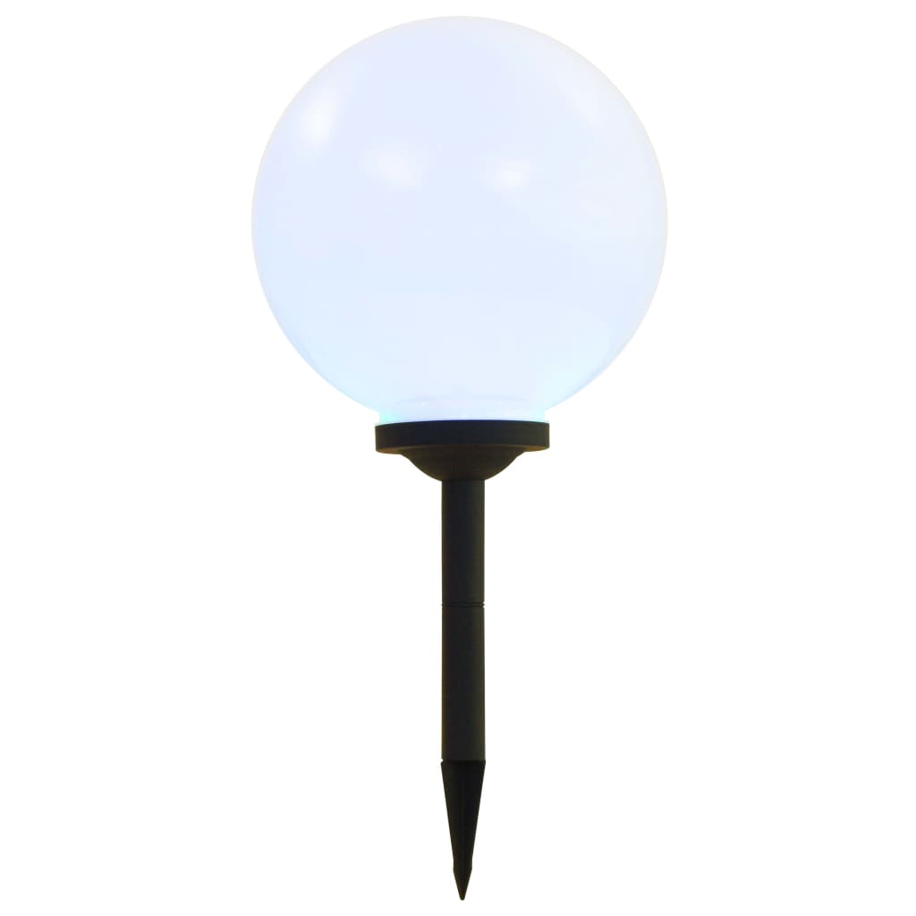 Led-Solcellelamper 2 Stk. Rund Rgb-Farver