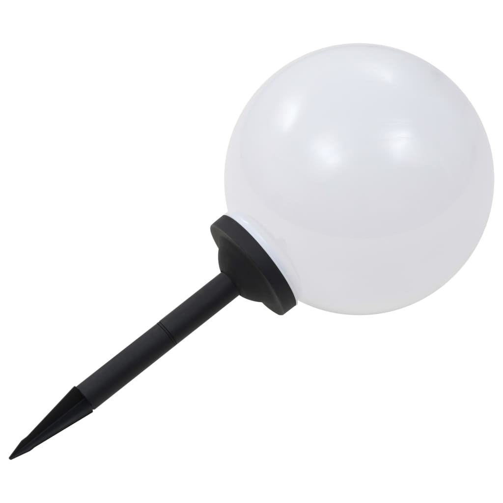 Led-Solcellelamper 2 Stk. Rund Rgb-Farver
