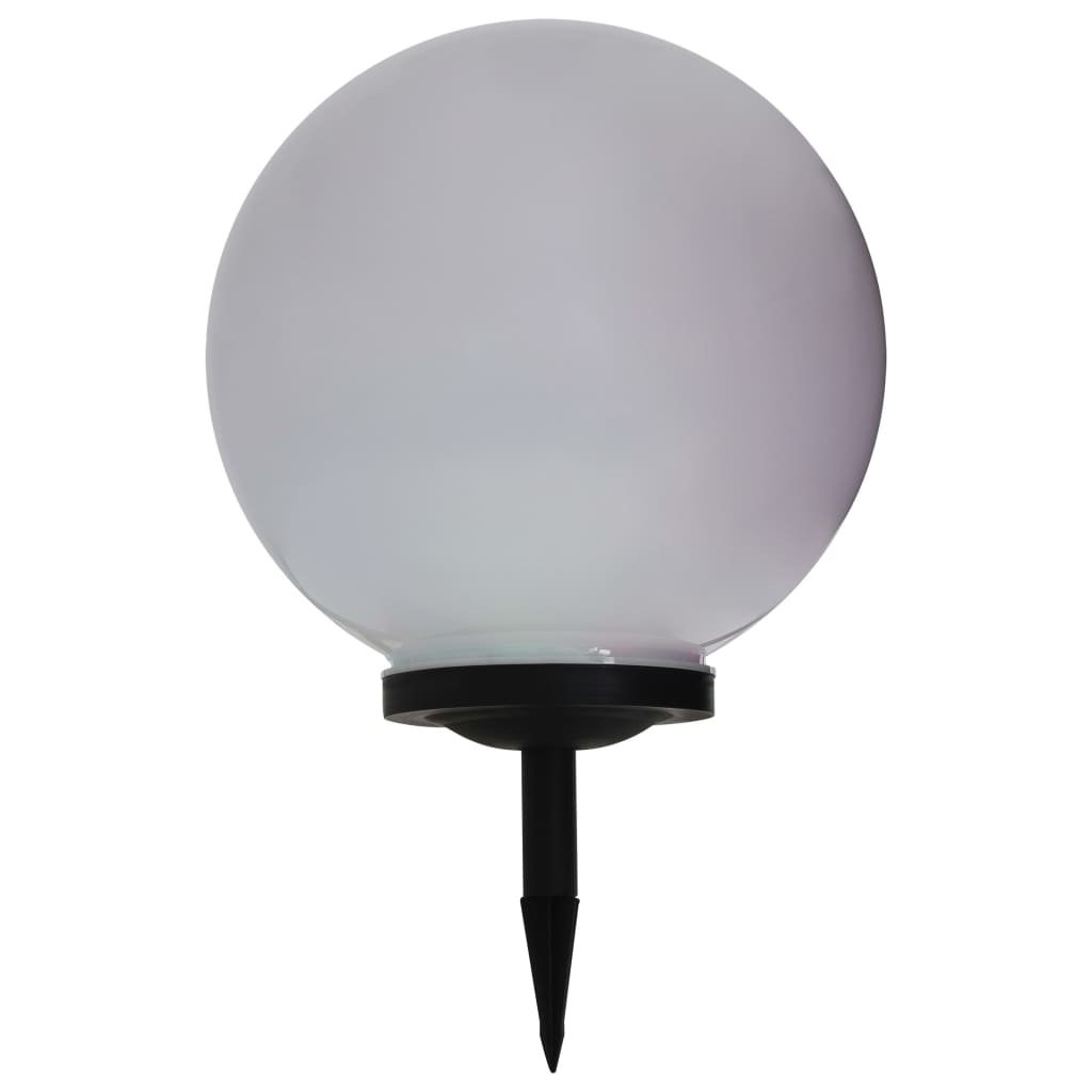 Led-Solcellelampe Rund Rgb-Farver