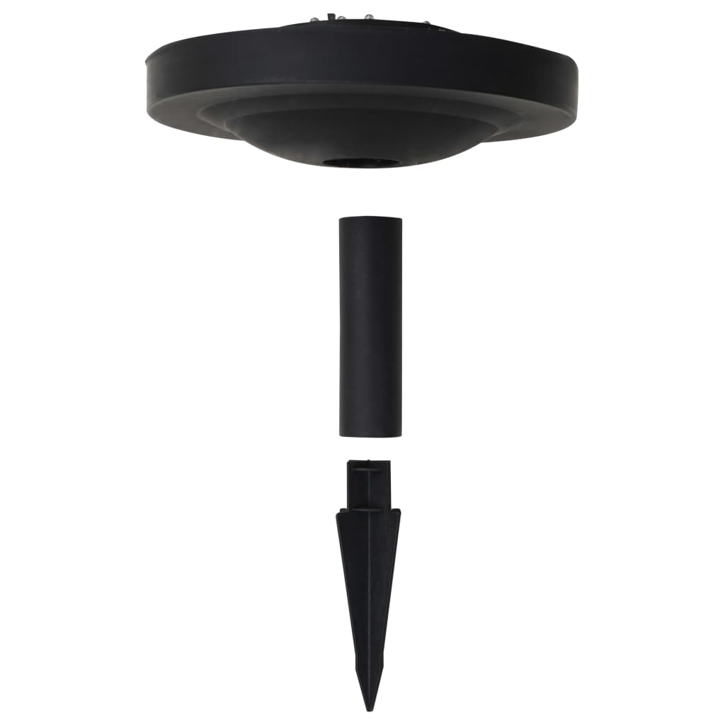 Led-Solcellelampe Rund Rgb-Farver