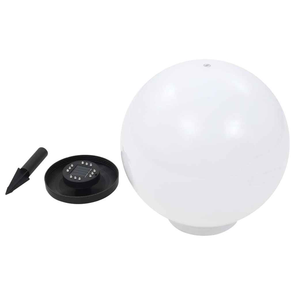 Led-Solcellelampe Rund Rgb-Farver