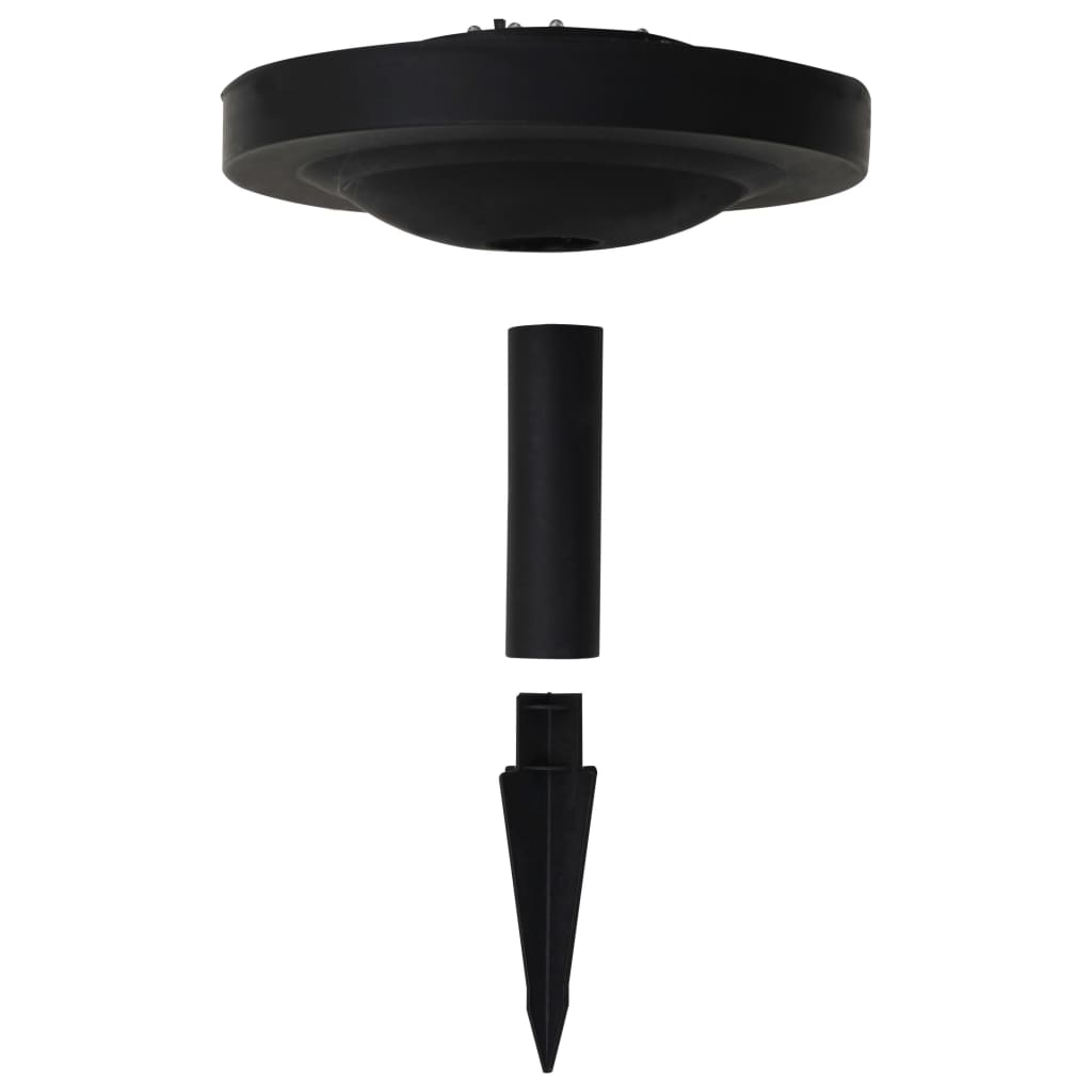 Led-Solcellelampe Rund Rgb-Farver