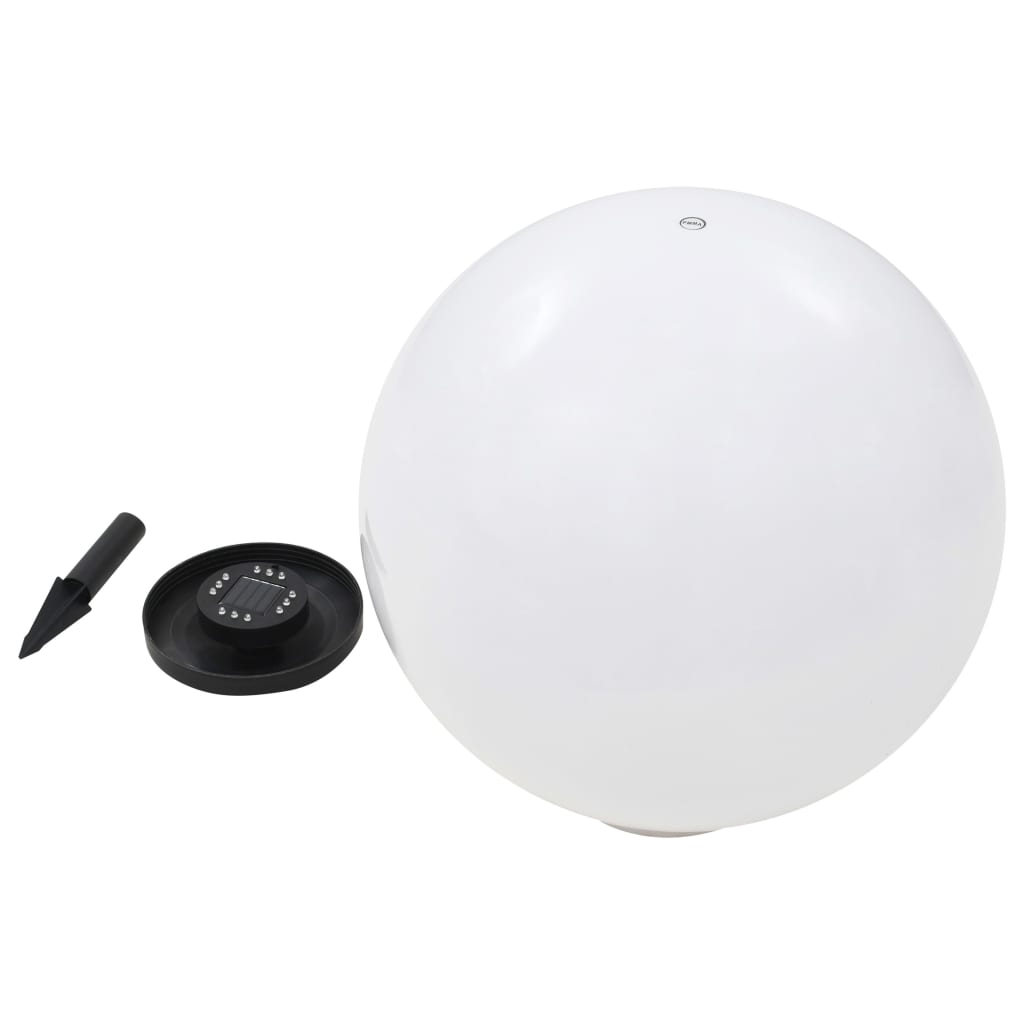 Led-Solcellelampe Rund Rgb-Farver