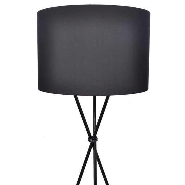 Gulvlampe Med Stativ Sort 139 Cm