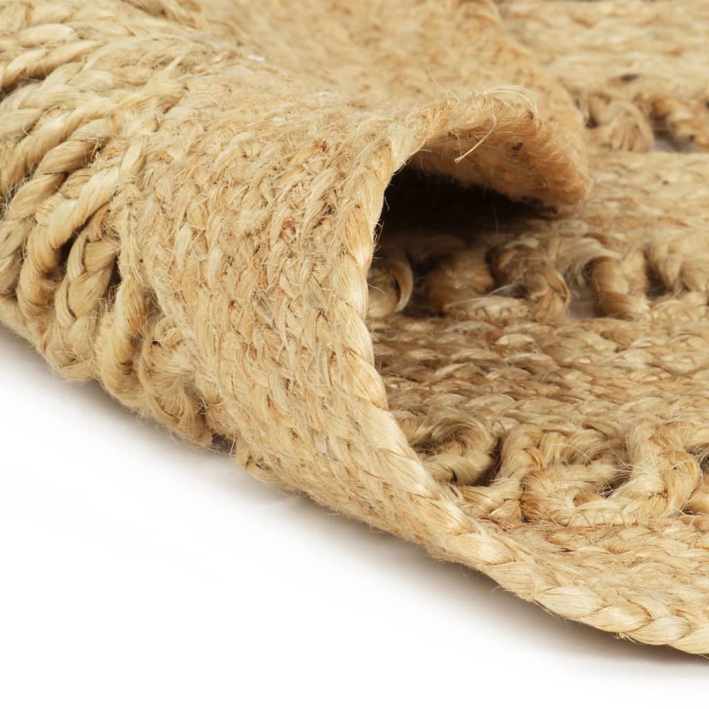 Håndlavet Tæppe Flettet Jute