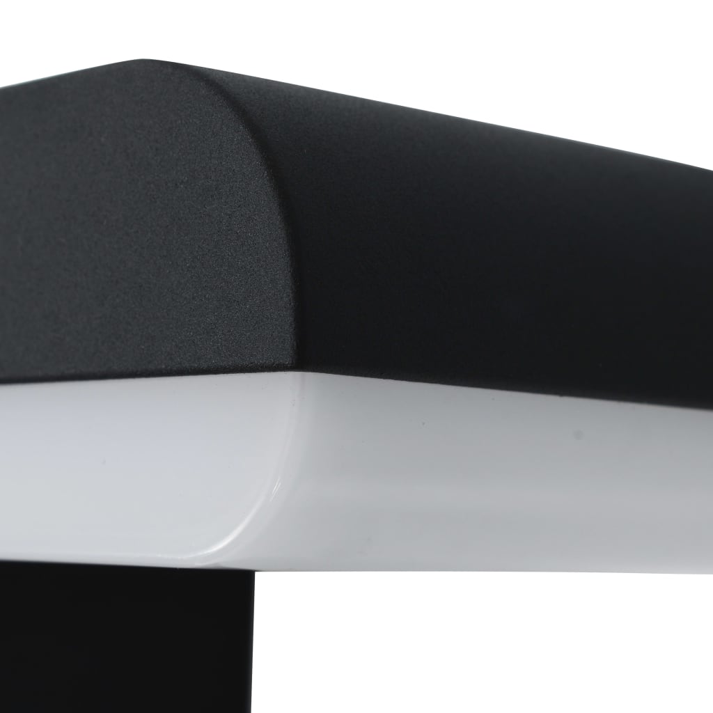 Udendørs Led-Væglampe 9 W Oval Sort Sølv