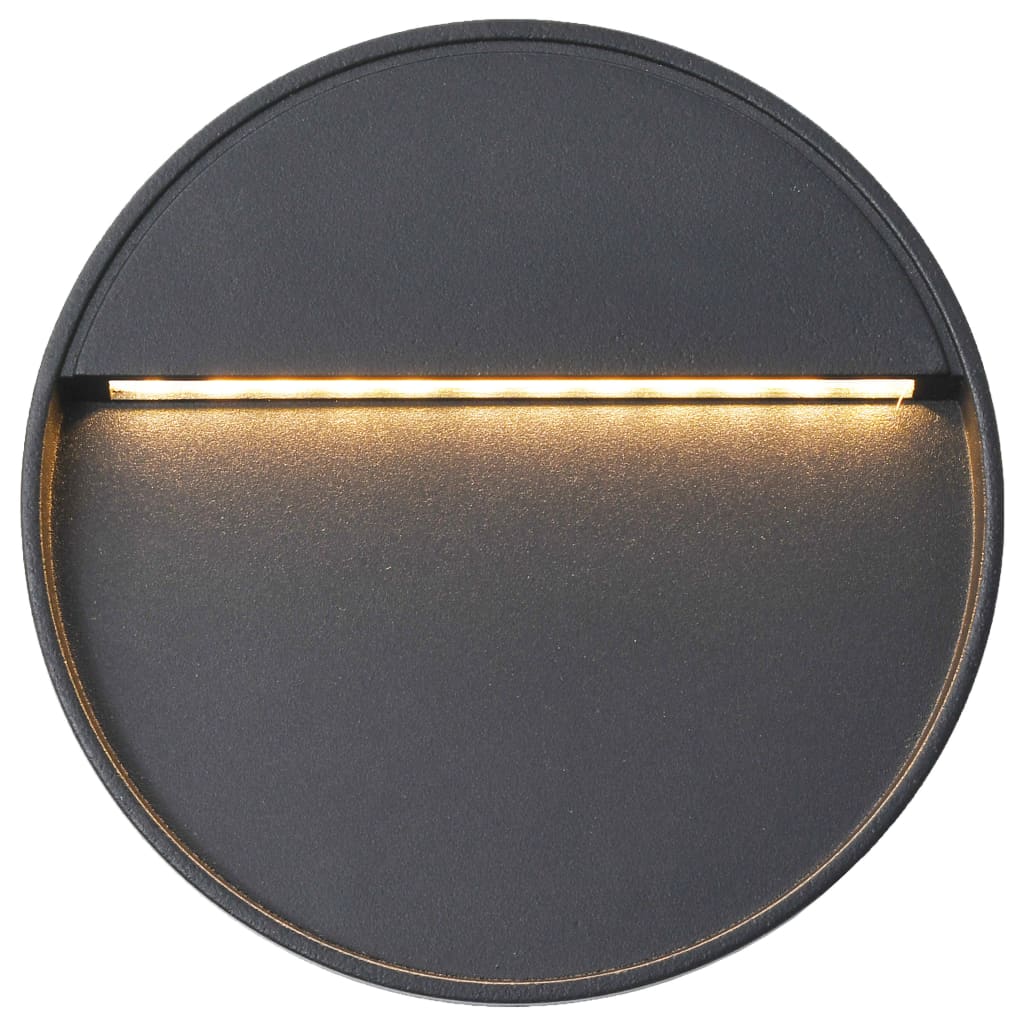 Udendørs Led-Væglamper 2 Stk. 3 W Sort