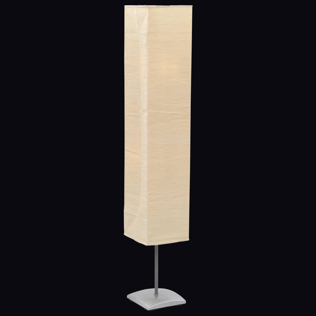 Standerlampe Med Stålfod Beige