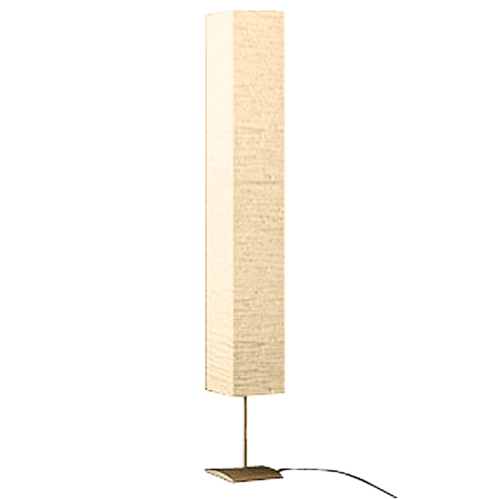 Standerlampe Med Stålfod Beige