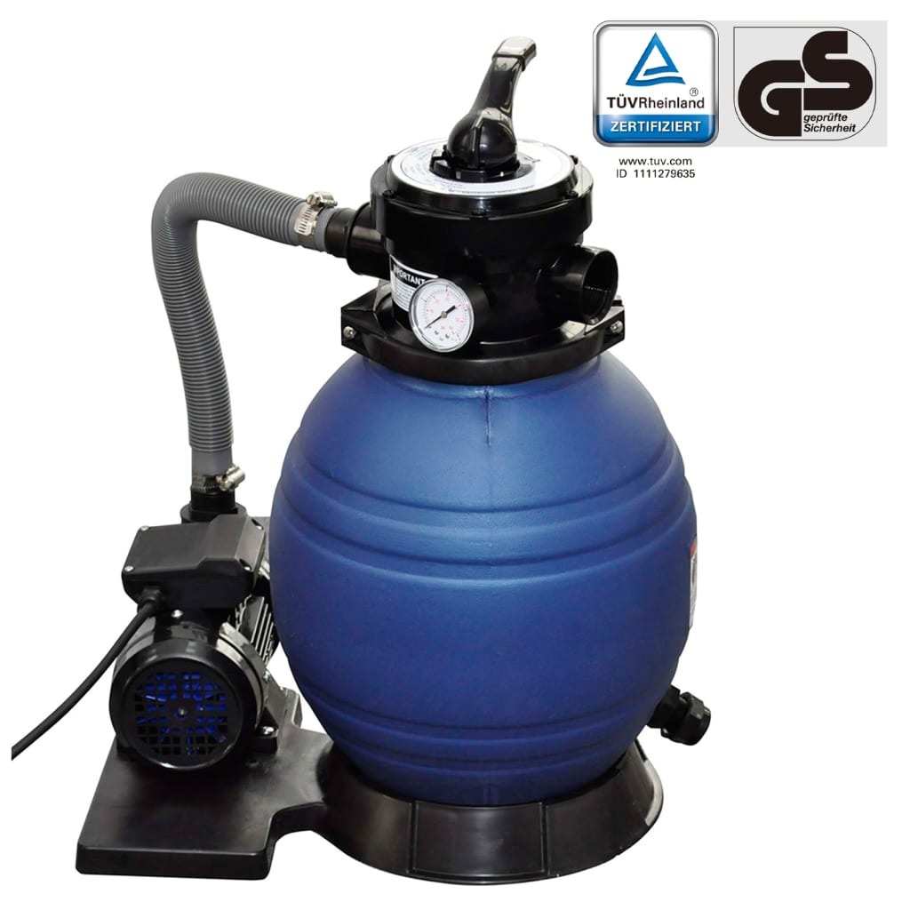 Sandfilterpumpe 2 Stk. 400 W 11000 L/T
