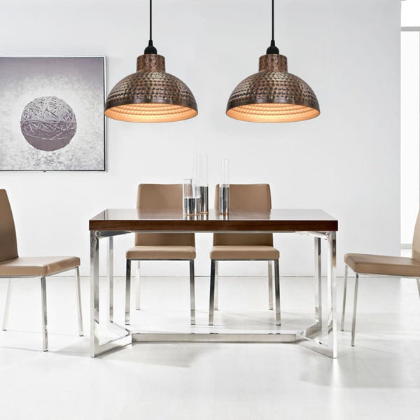 Loftlamper Halvkugle 2 Stk. Kobberfarvet