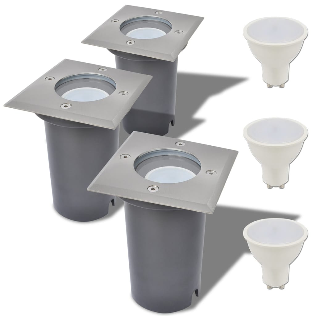 Led-Nedgravningsspots 3 Stk.