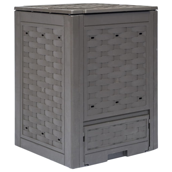 Kompostbeholder Til Haven 60 X 60 X 83 Cm Brun