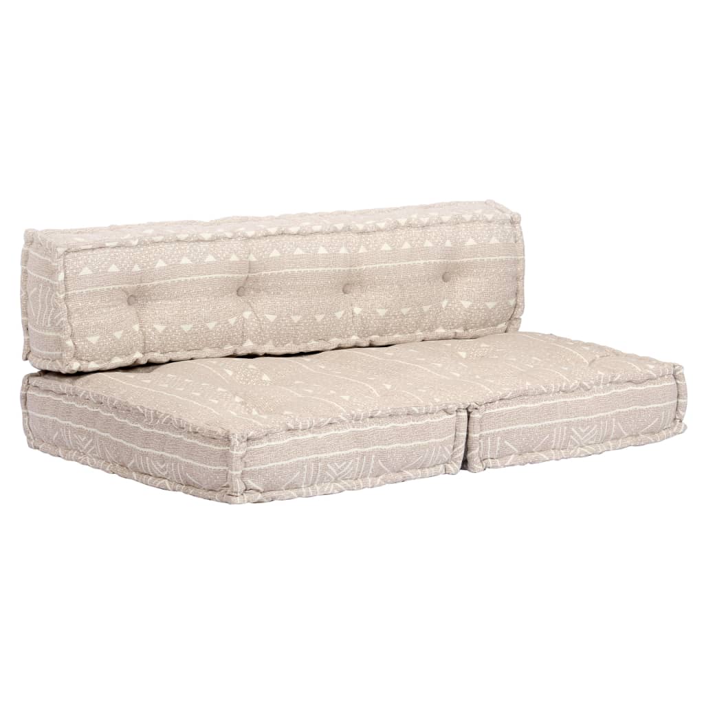 2-Personers Modulpuf Stof Patchwork