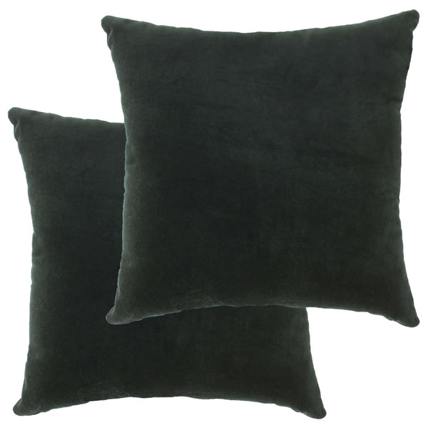 Puder 2 Stk. Bomuldsfløjl 45 X 45 Cm