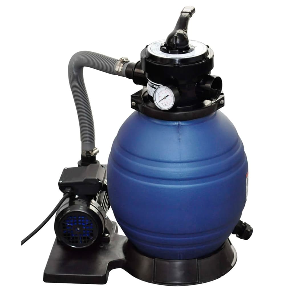 Sandfilterpumpe 2 Stk. 400 W 11000 L/T
