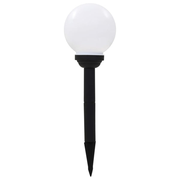 Soldrevne Udendørslamper Led 6 Stk. Rund Rgb