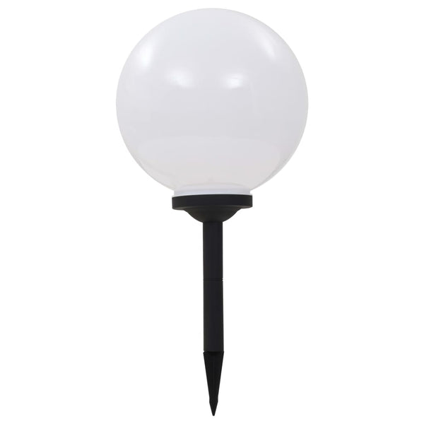 Soldrevne Udendørslamper Led 4 Stk. Rund Rgb