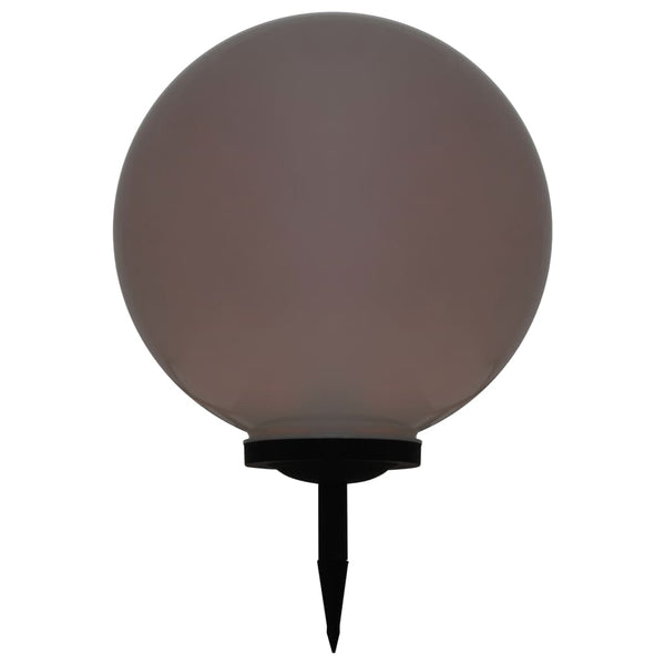 Soldrevne Udendørslamper Led 2 Stk. Rund Rgb