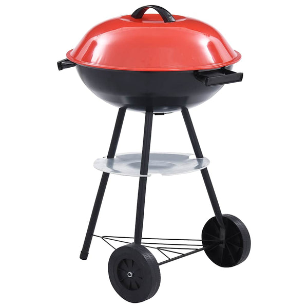 Kulgrill Med Hjul Str. Xxl Transportabel 44 Cm