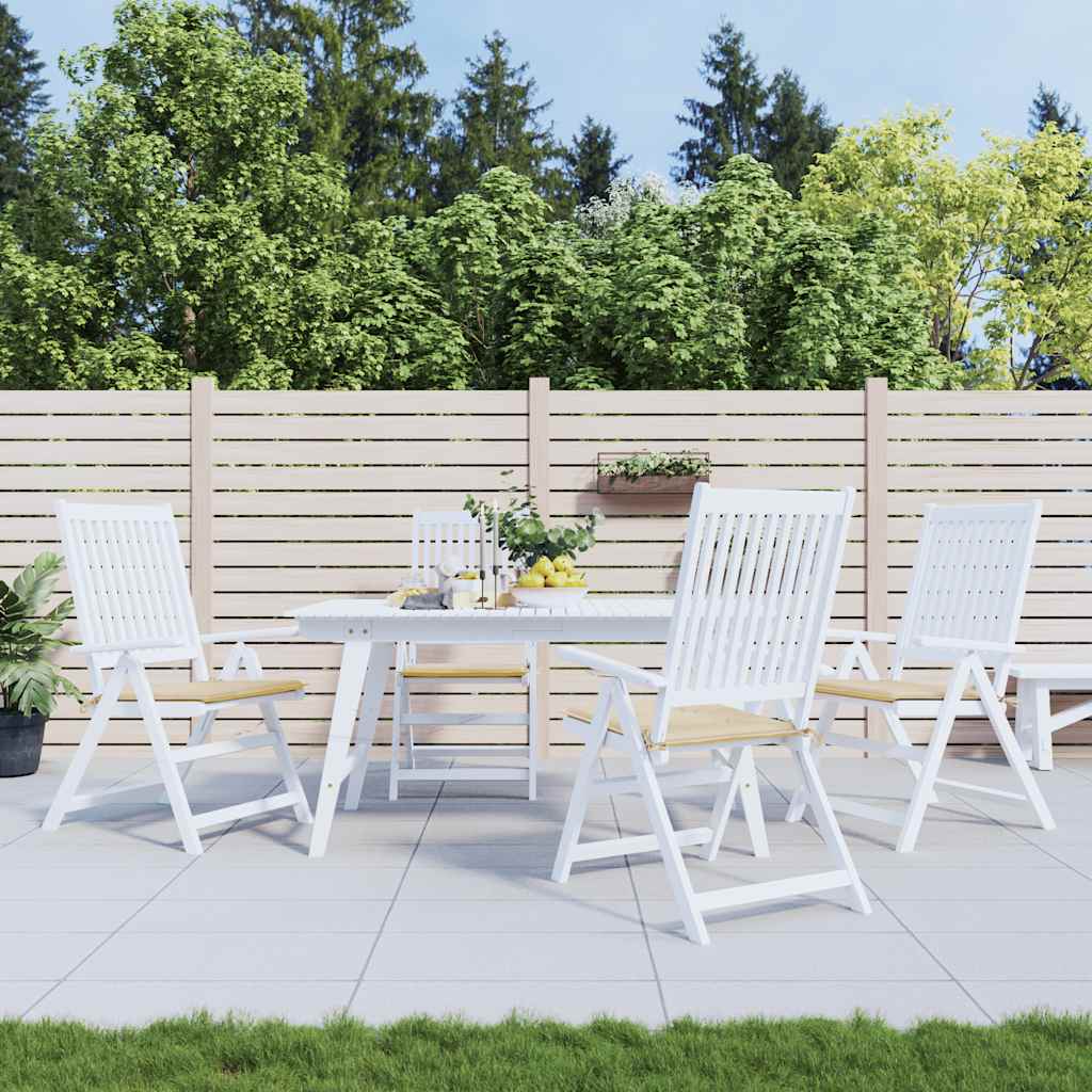 Hynder Til Havestol 2 Stk. 40X40X4 Cm Oxfordstof Beige