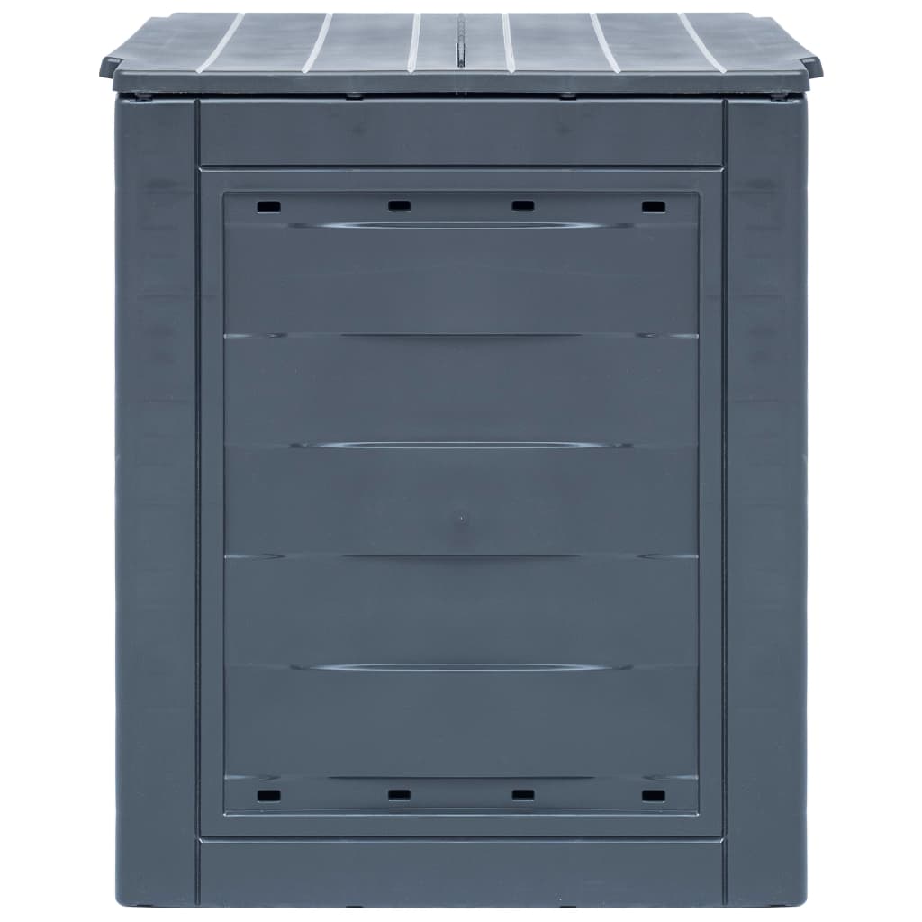 Kompostbeholdere Til Haven 2 Stk. 60 X 60 X 73 Cm Grå