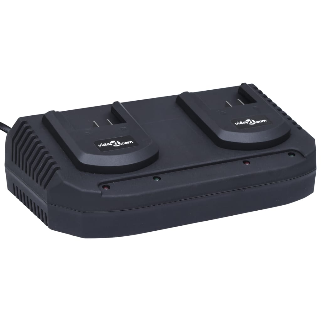 Ledningsfri Plæneklipper To Batteripakker 20 V 2000 Mah Li-Ion
