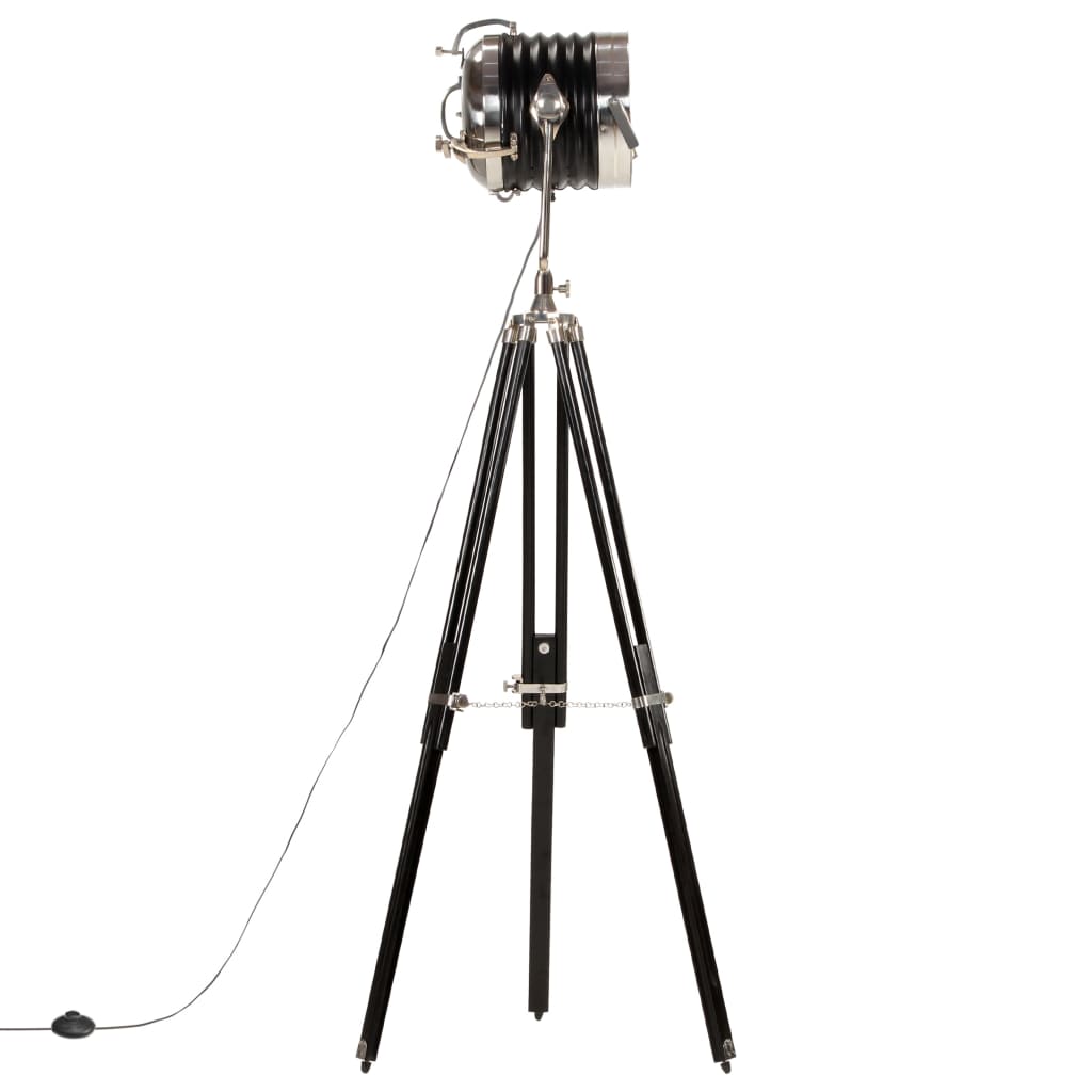 Gulvlampe Med Trefod 171 Cm Massivt Mangotræ