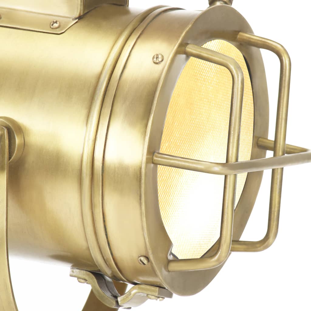 Gulvlampe Med Trefod 69 Cm Massivt Mangotræ
