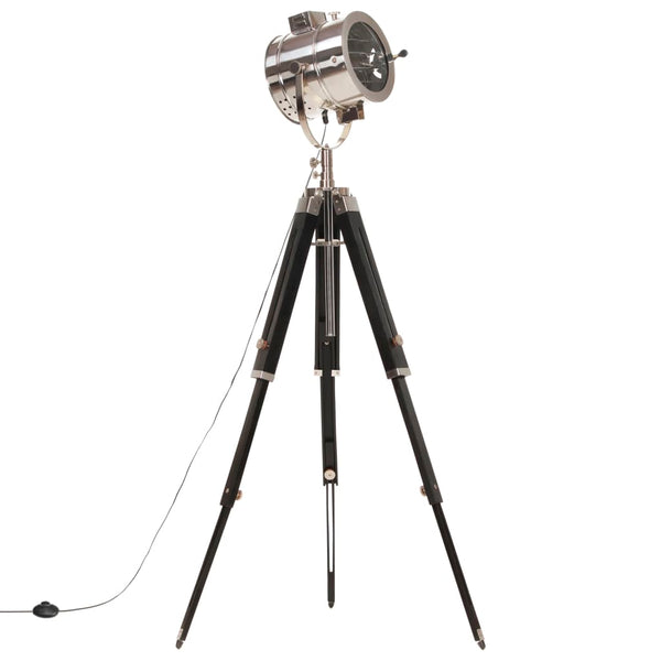 Gulvlampe Med Trefod 165 Cm Massivt Mangotræ