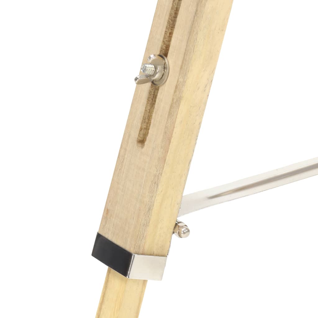 Gulvlampe Med Trefod 140 Cm Massivt Mangotræ