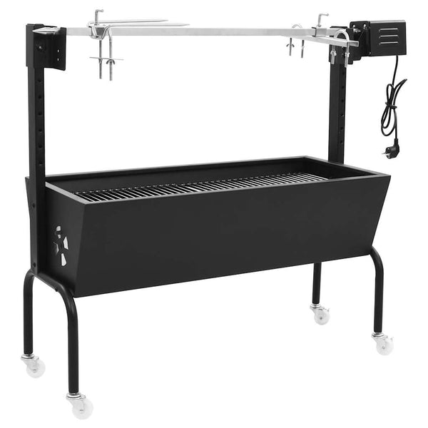 Elektrisk Grill Med Rotisserie Rustfrit Stål