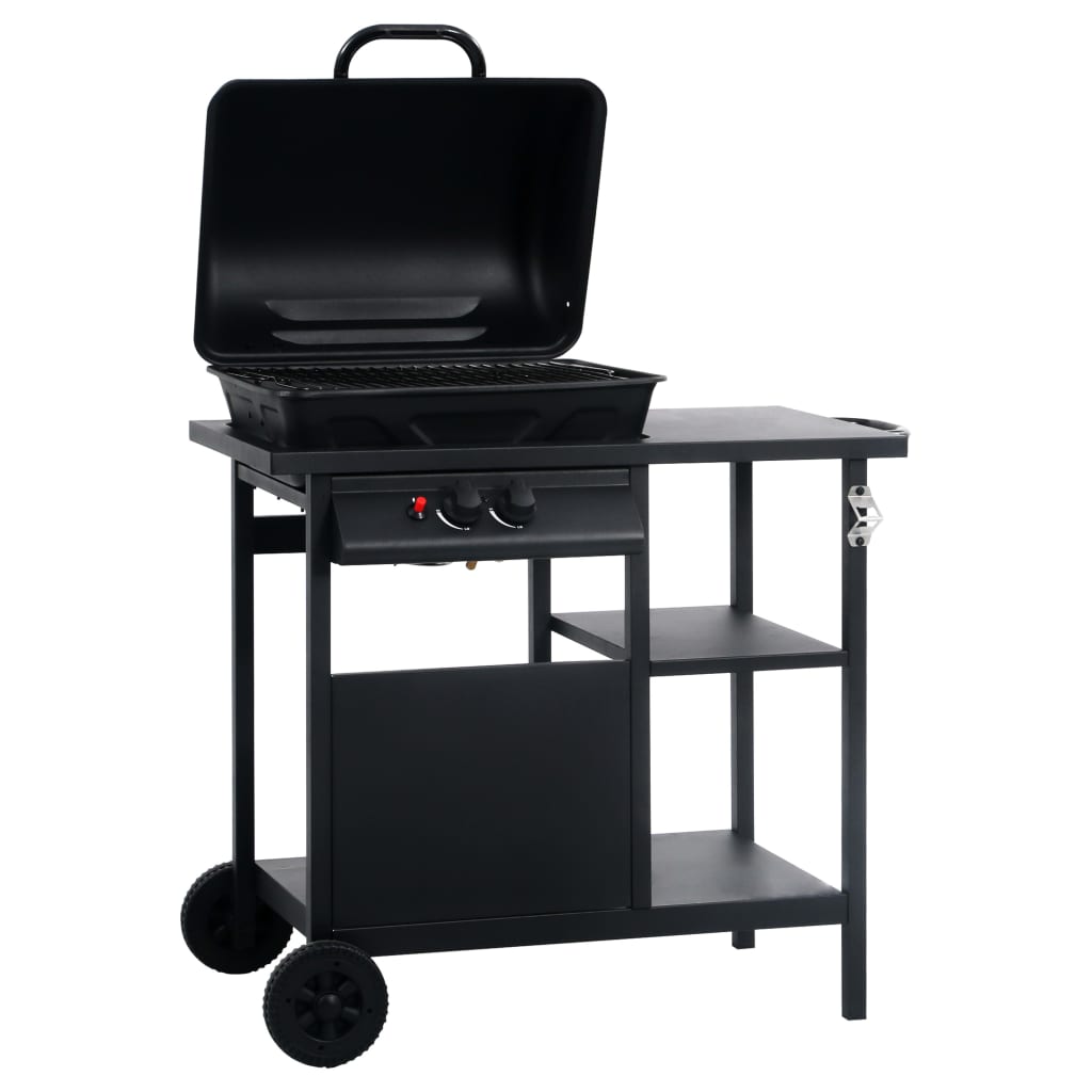 Gasgrill Med 3-Lags Sidebord