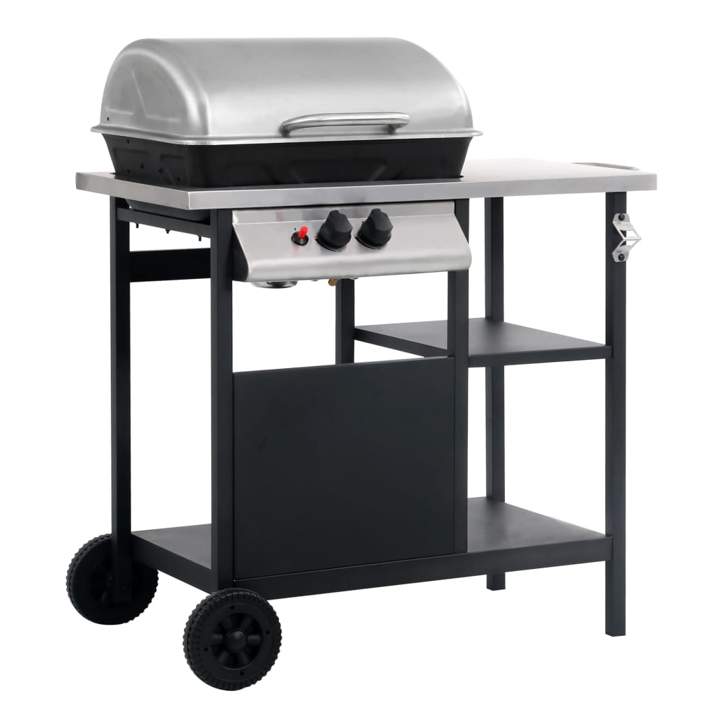 Gasgrill Med 3-Lags Sidebord