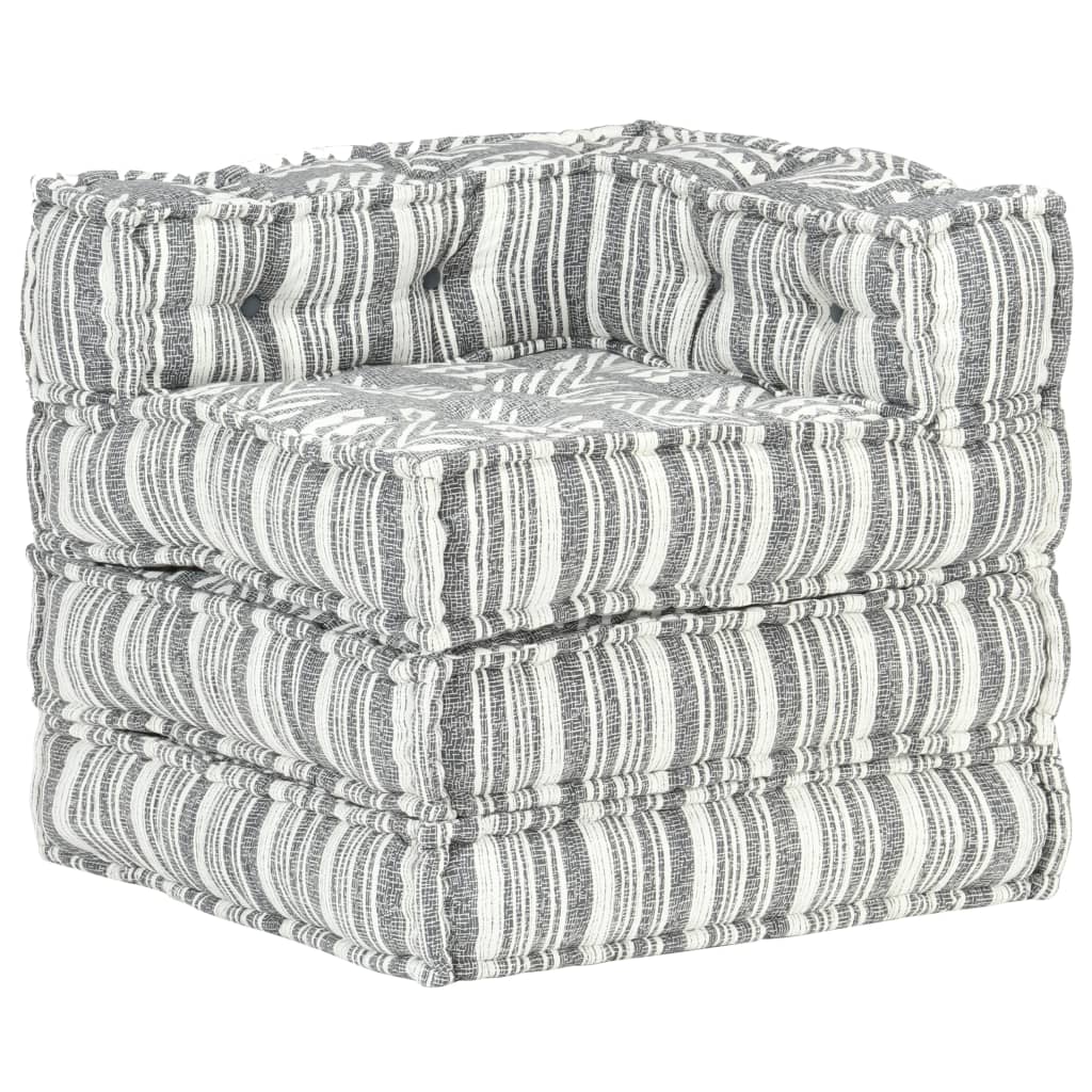 2-Personers Modulpuf Stof Patchwork
