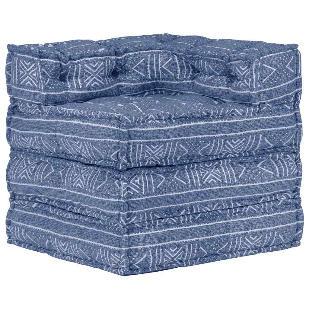 2-Personers Modulpuf Stof Patchwork
