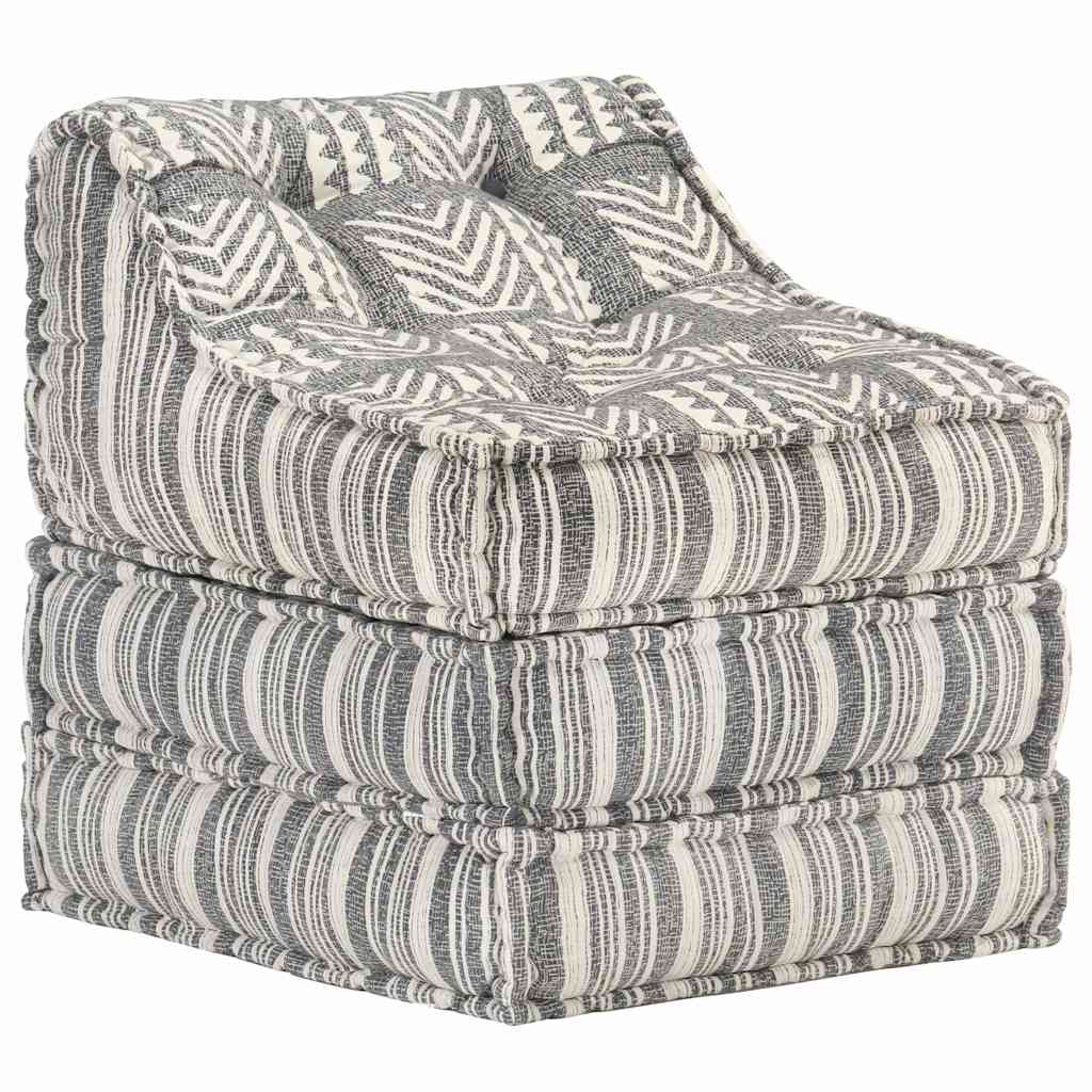 2-Personers Modulpuf Stof Patchwork