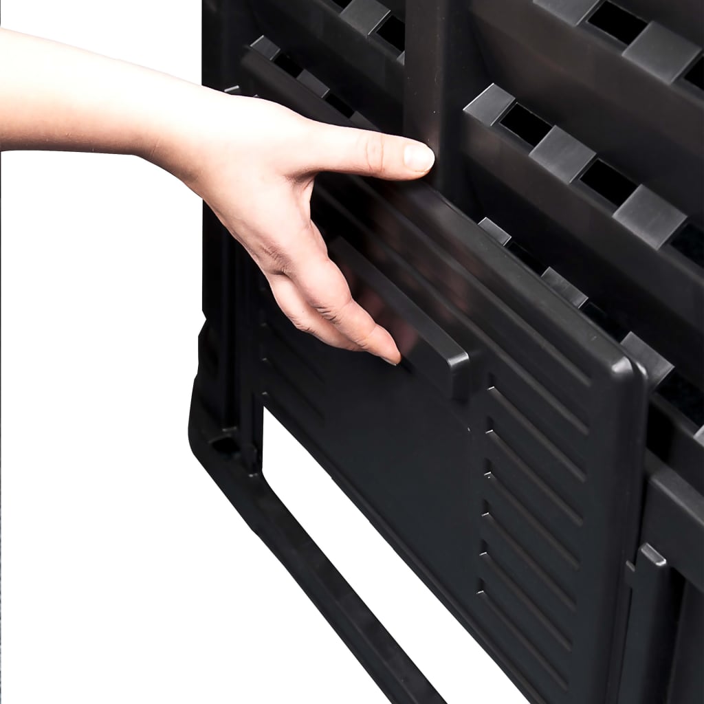 Kompostbeholder 68,9X68,9X83,9 Cm Sort