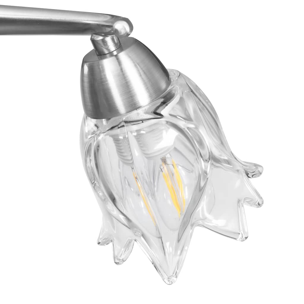 Loftlampe Transparente Glasskærme Til 3 E14-Pærer Form