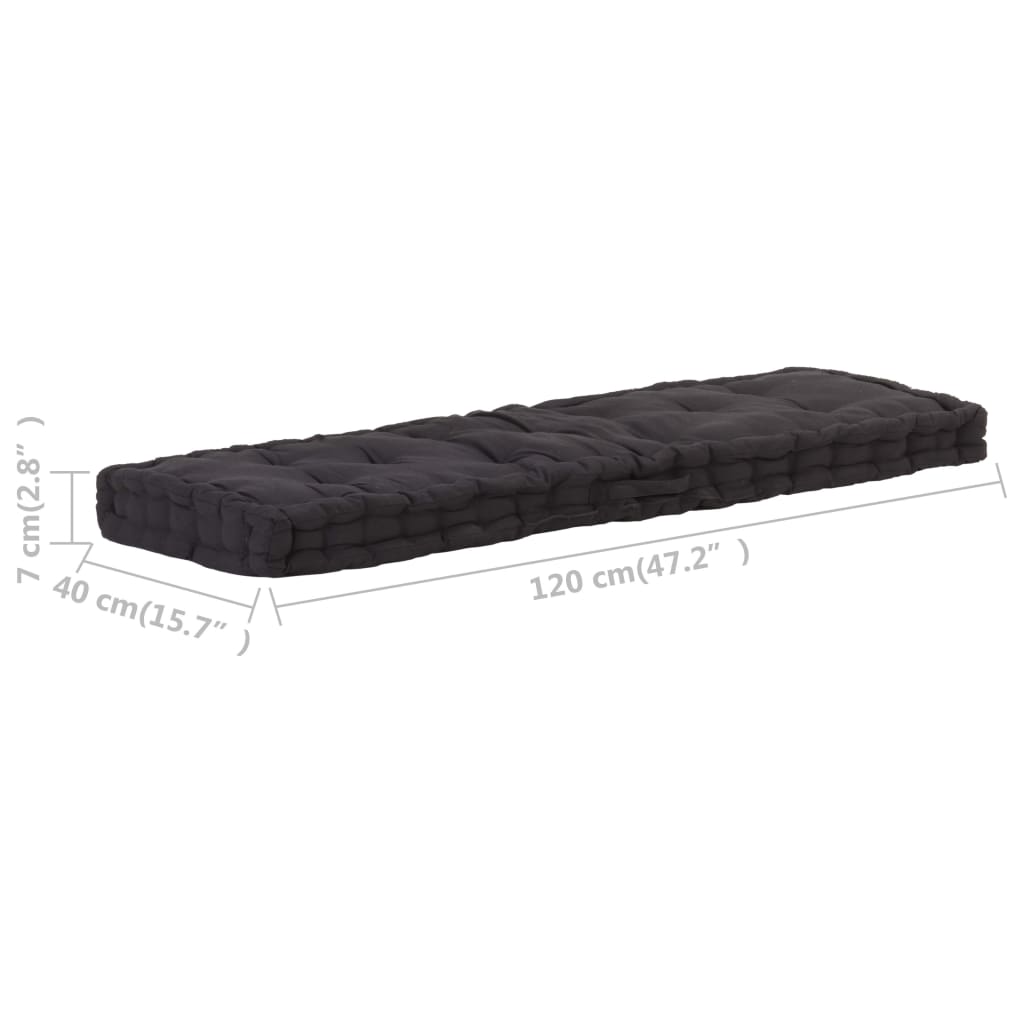 Hynder Til Pallesofa 2 Stk. Bomuld