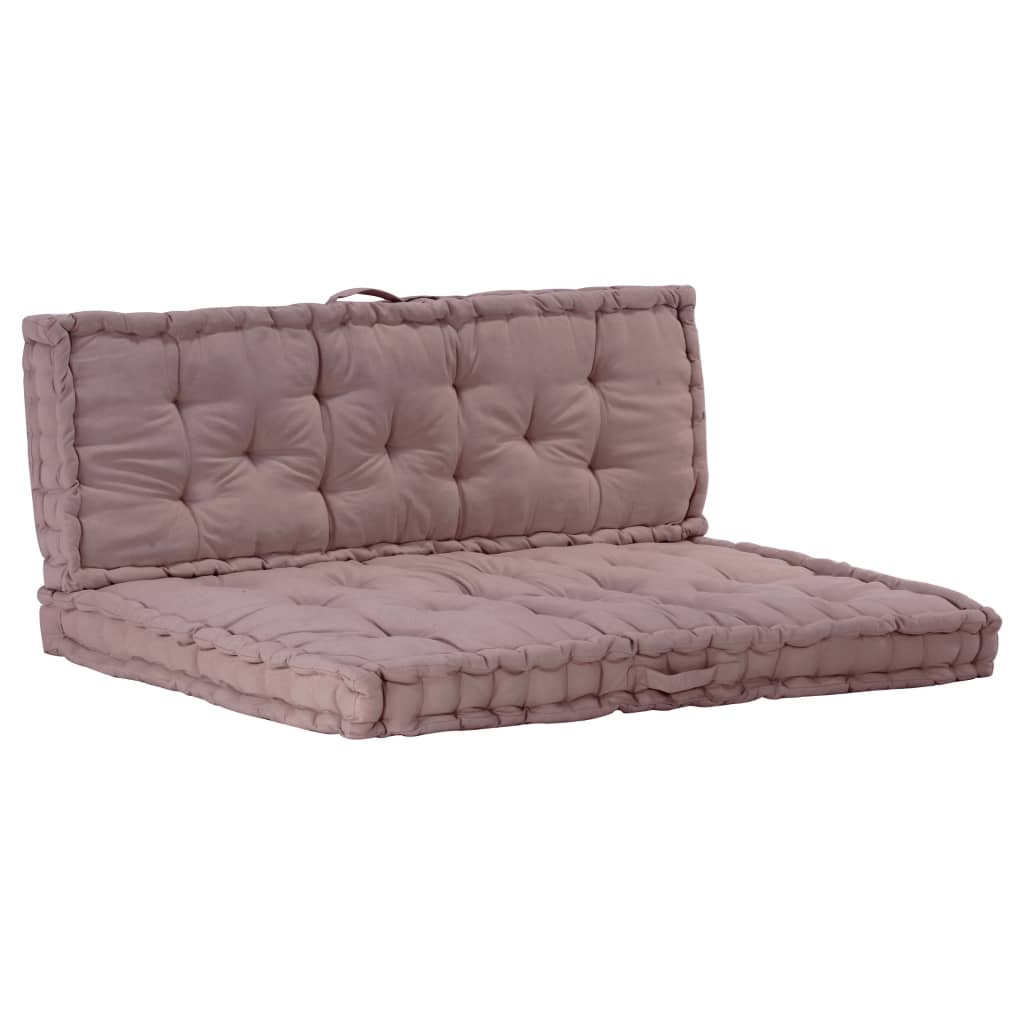 Hynder Til Pallesofa 2 Stk. Bomuld