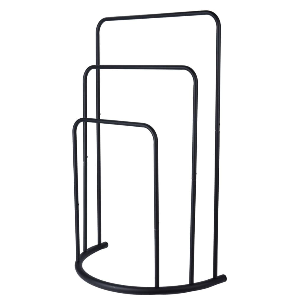 Bathroom Solutions Fritstående Håndklædestativ 49,5X75 Cm Metal Sort