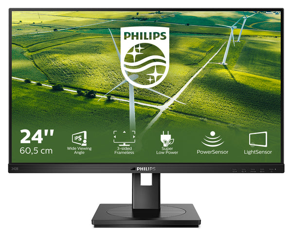 Philips B Line 242B1G 24 IPS 1920 x 1080 (Full HD) DVI VGA (HD-15) HDMI DisplayPort 75Hz