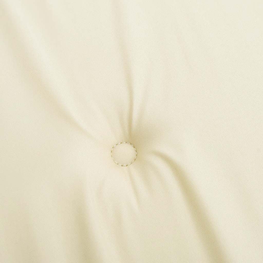 Hynder Til Havestol 2 Stk. 40X40X4 Cm Oxfordstof Farvet Creme