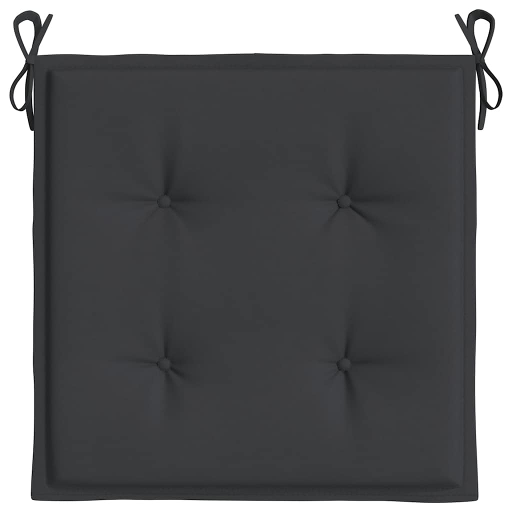 Hynder Til Havestol 2 Stk. 40X40X4 Cm Oxfordstof Sort