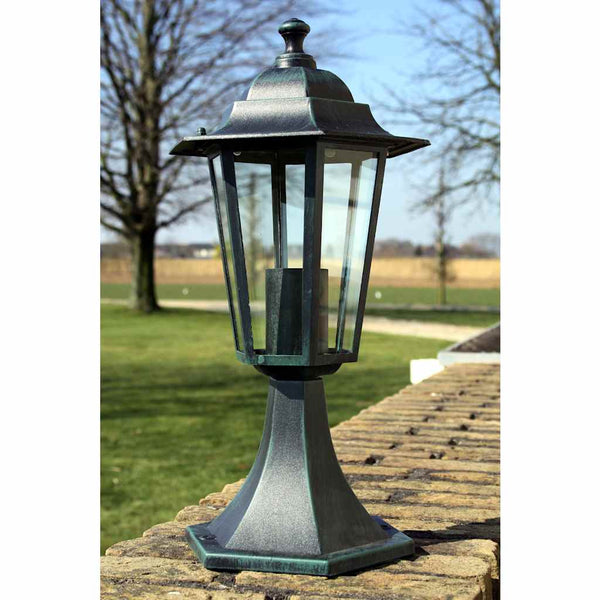 Havelamper 2 Stk. Aluminium Mørkegrøn/Sort