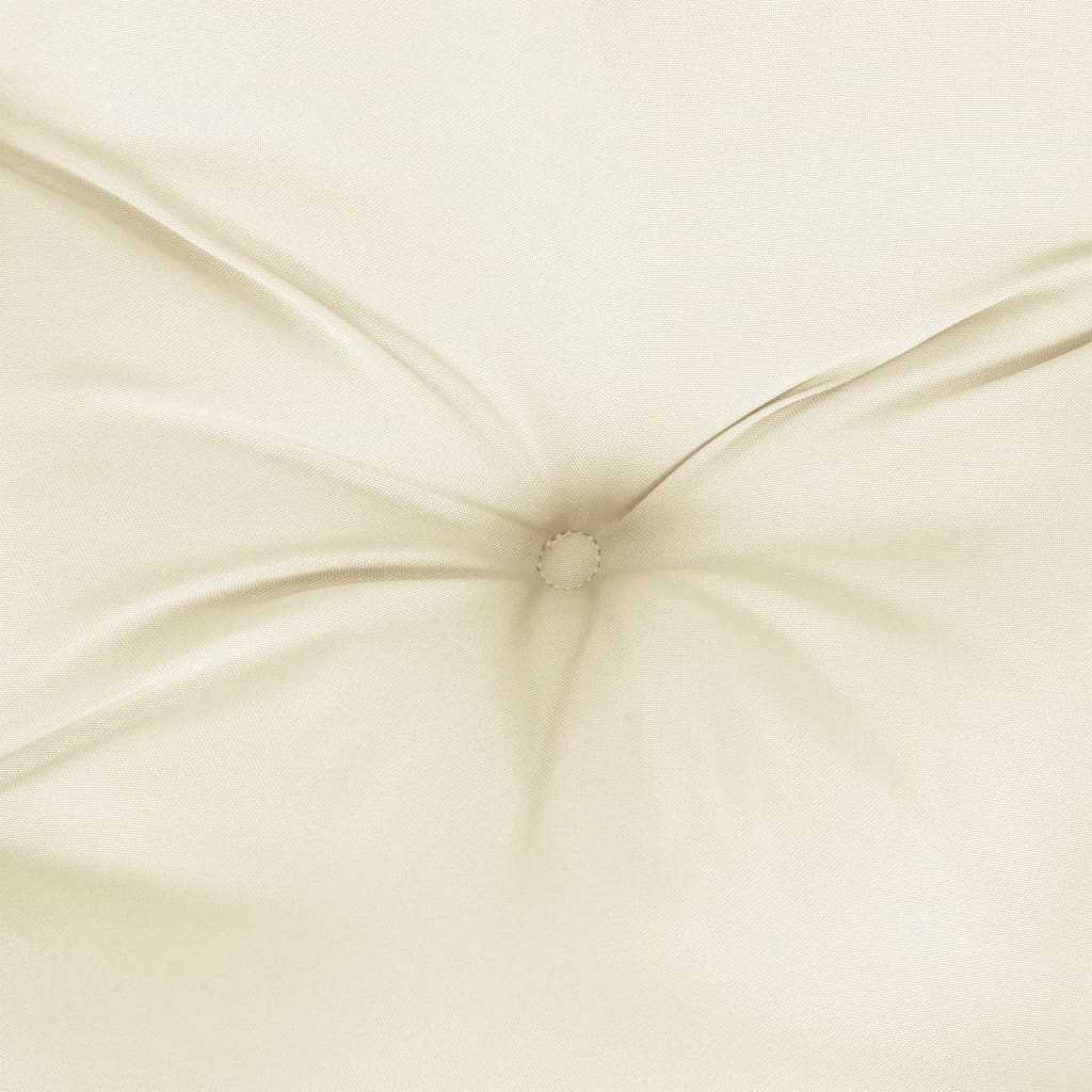Stolehynder 2 Stk. Oxfordstof Hvid Creme