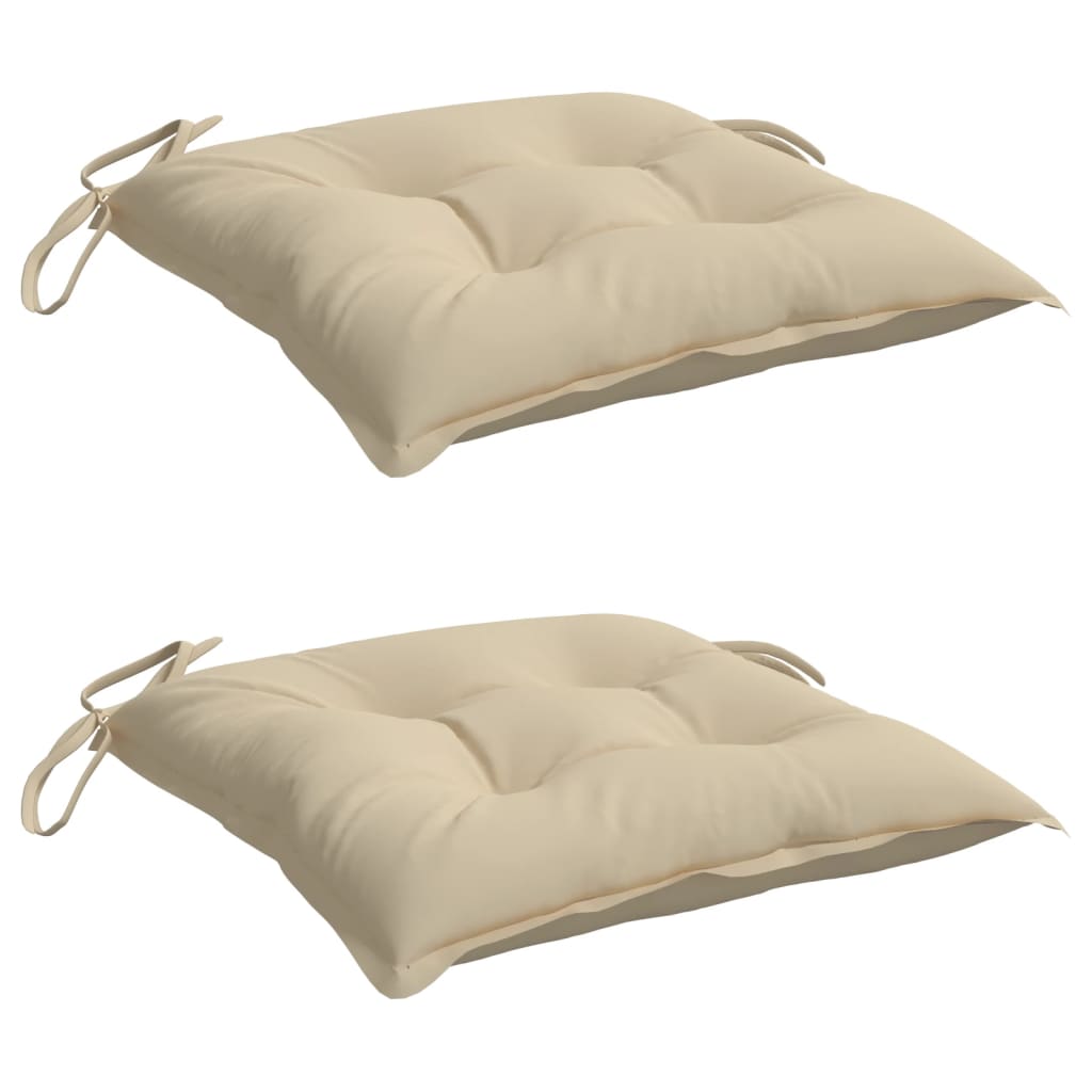 Stolehynder 2 Stk. Oxfordstof Beige