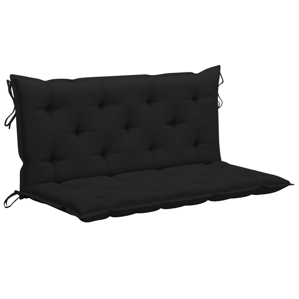 Gyngesofa Med Hynde 170 Cm Massivt Teaktræ