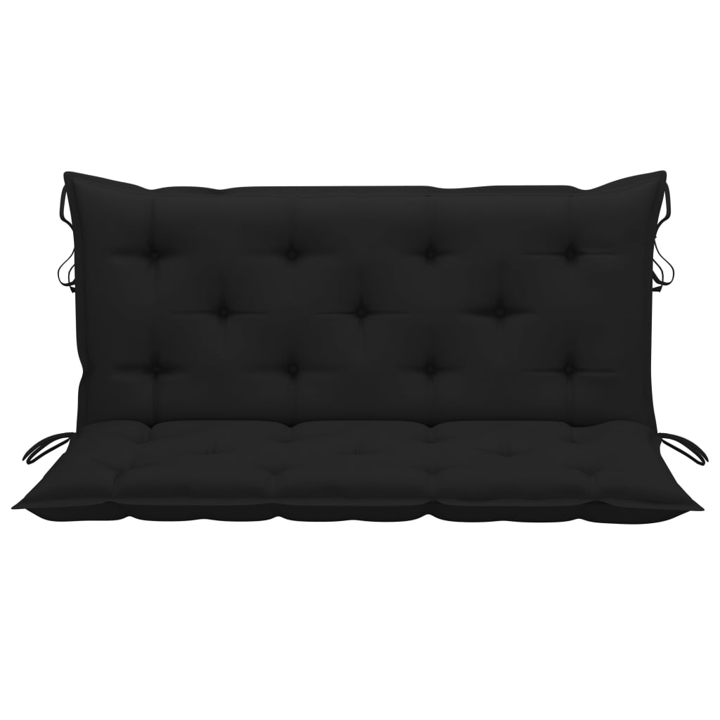 Gyngesofa Med Hynde 170 Cm Massivt Teaktræ